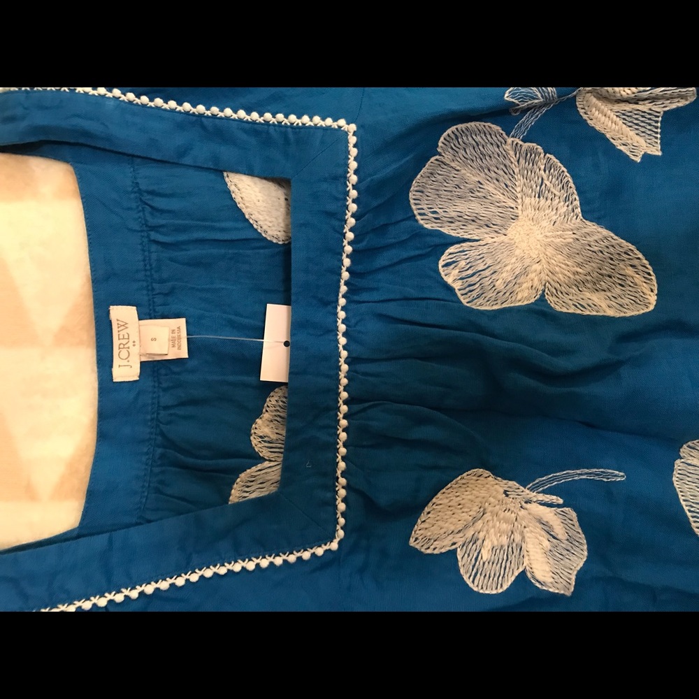 J. Crew Flower Embroidered Knit Dress BNWT - Picture 4 of 4